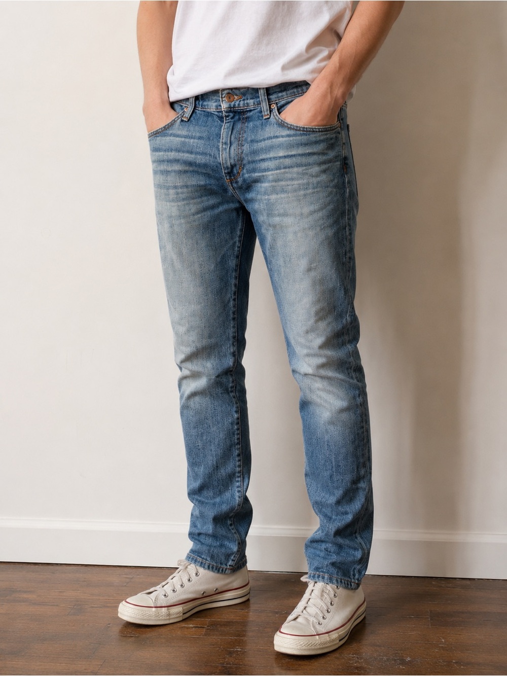 Joe’s Jeans Brixton Slim Fit Light Blue Washed Jeans